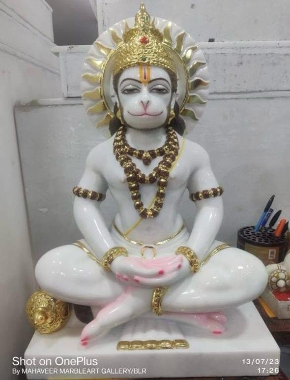 Hanuman Ji marble statues -
